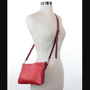 Fossil Red Crossbody Bag